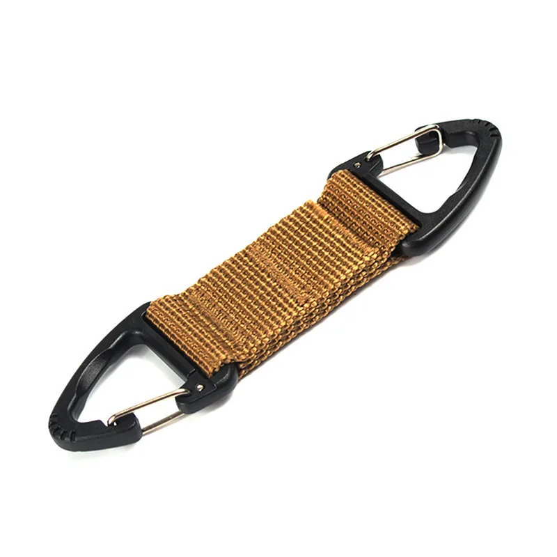 

Carabiner High StrengthTactical Backpack Key Hook Webbing Buckle Hanging System Waist Belt Buckle Outdoor Tools Arm sleeve
