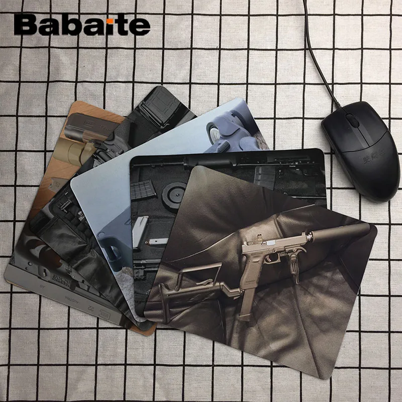 Babaite 250x290x2 мм 40 S. Smith и Wesson AR 15 Glock 35 коврик для мыши на заказ Ноутбук Прочный