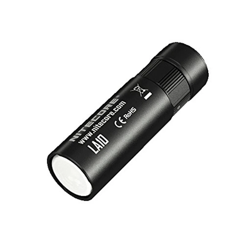 Nitecore LA10 CRI 135 lumens Mini EDC Camping Nichia XP-G2 S3 LED Flashlight 1 x AA Battery For Gear Outdoor Camping(3 color)
