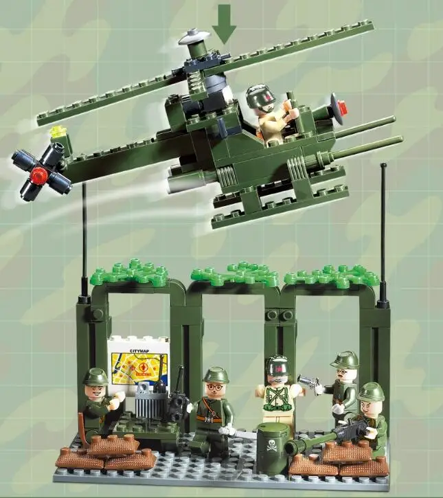 Enlighten модели Здание игрушка Совместимость с LEGO Лего Legos Конструктор E809 285 блок