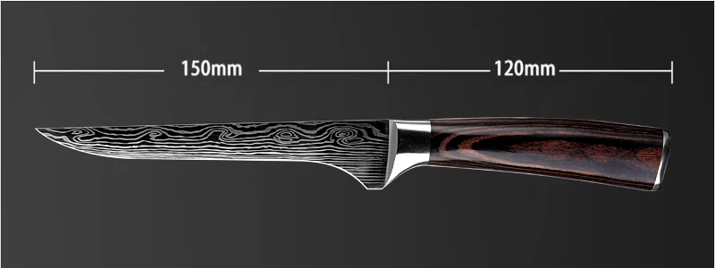 5," дюймовые кухонные ножи из нержавеющей стали 7CR17, обвалочный многофункциональный нож в японском стиле для очистки костей, нож для мяса, кухонный инструмент