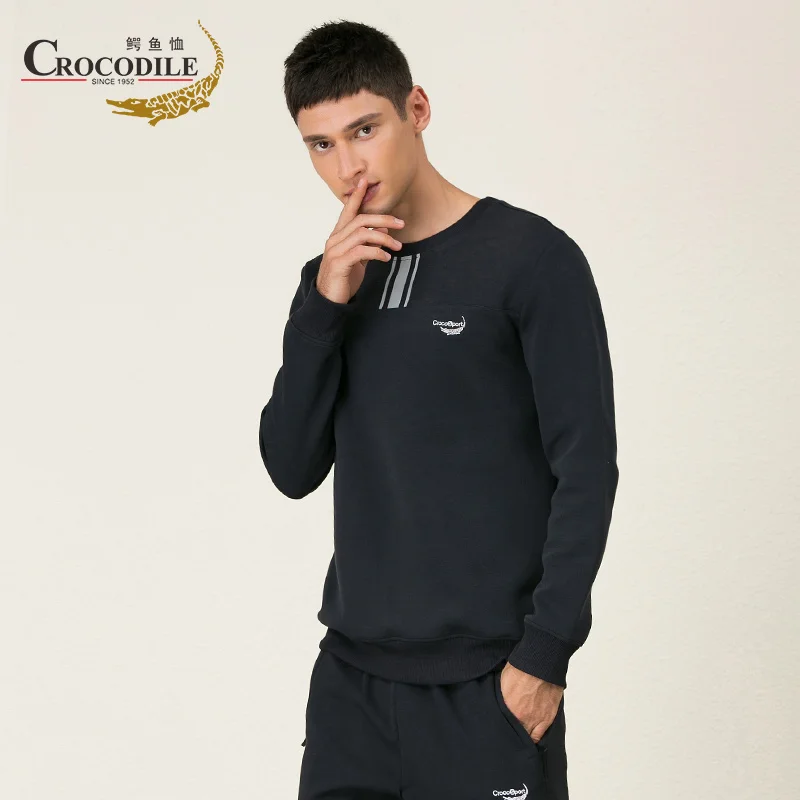 

Crocosport Autumn Men Hoodies Thermal Training Exercise Sweaters Male Sportswear for Men Gym Sweatershirt Apparel Top Sportswear