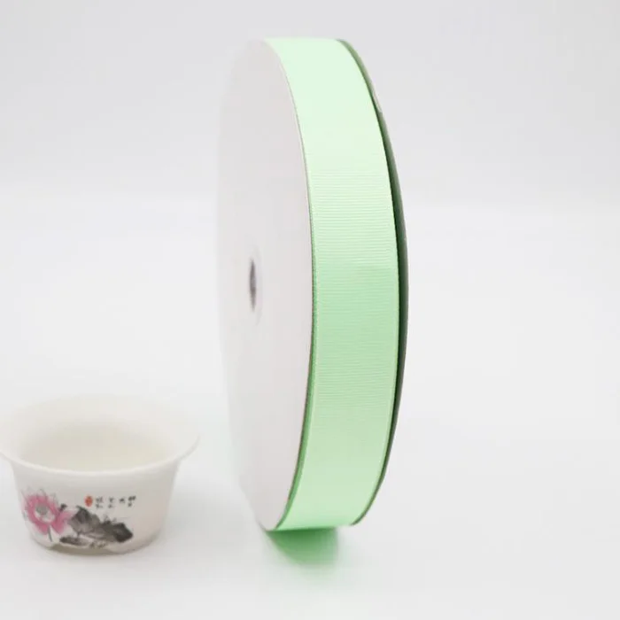 light green Grosgrain Ribbon