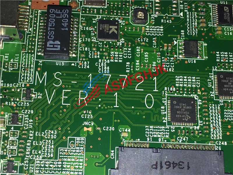 Finest  GENUINE MS-17711 MS-1771 for Msi GS70 GS70 20D Laptop Moederbord WITH I5-4200HQ AND GTX860M 100% TE