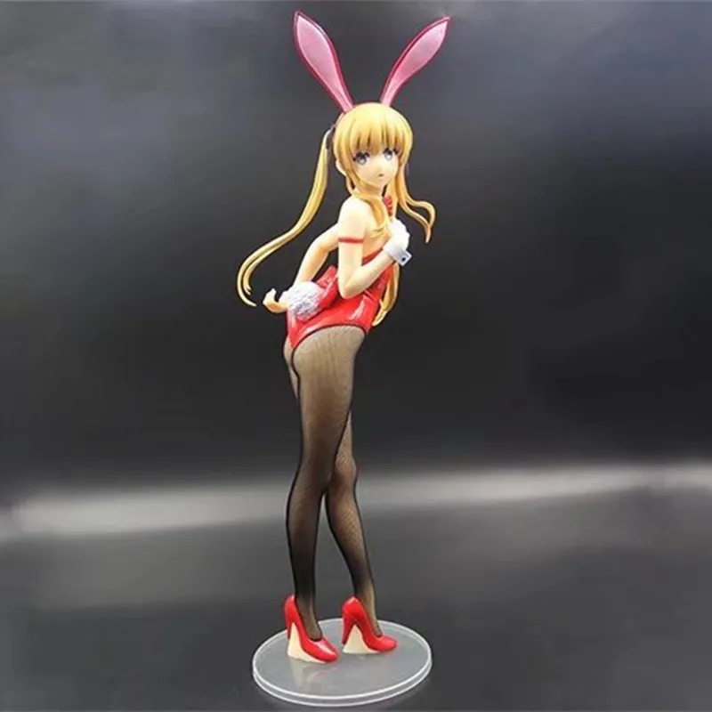 

Saenai Heroine No Sodatekata Anime Figures Eriri Spencer Sawamura Sexy Bunny Girl Ver. Rabbit Ear 1/4 Scale Model Toys 40cm