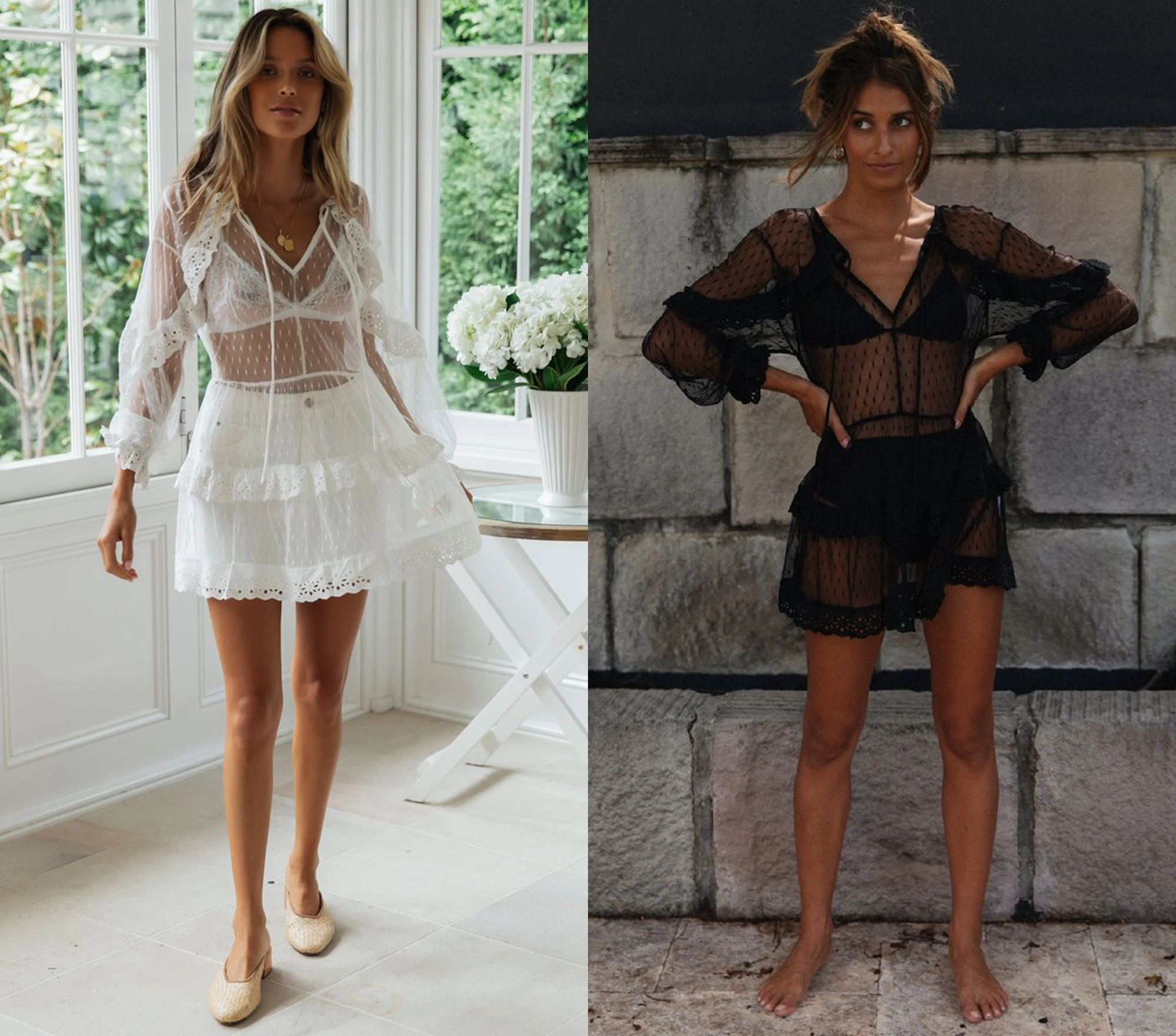 

Women Ladies Summer Sexy Bikini Cover Up Bathing Suit Women Swimwear See through Lace Crochet Swimwear Beach Dress New