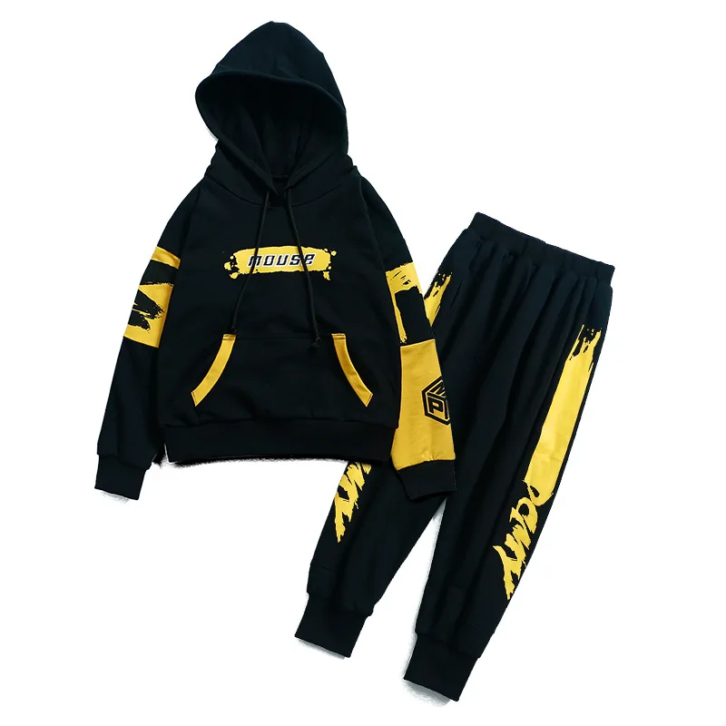 Spring Autumn Kids Clothes Boys 3 4 5 6 7 8 9 10 11 12 Years Boys Clothing Set Sports Suit Boys Hooded Jacket And Pants - Цвет: 2