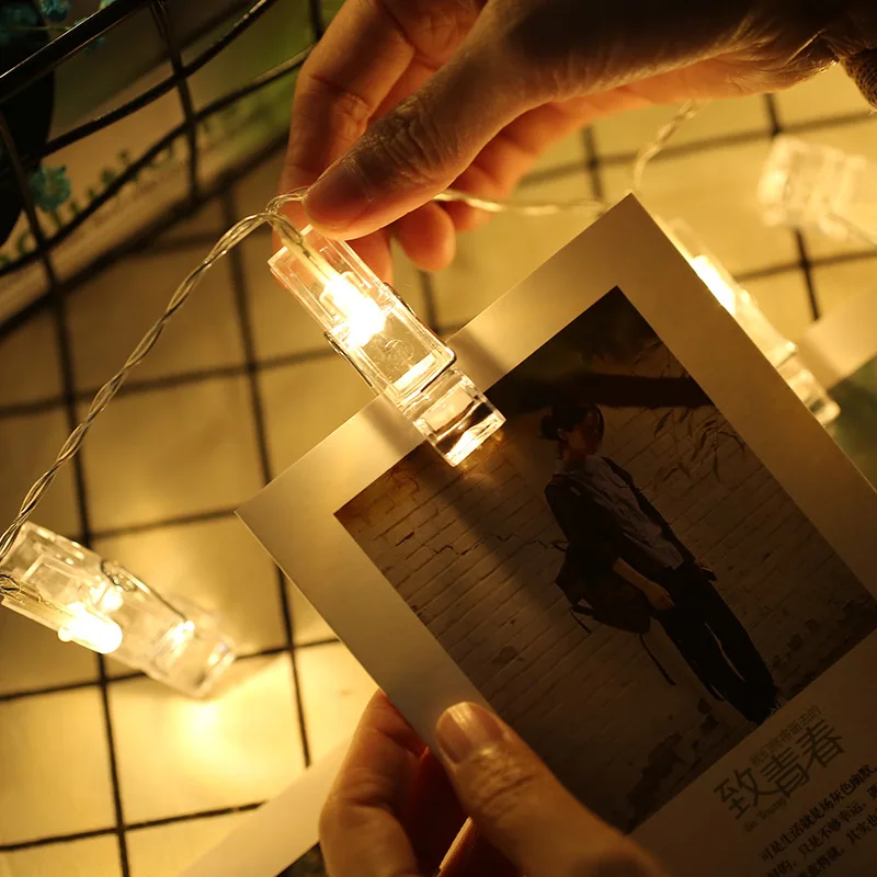 3.5M 20LED Photo Clip Holder LED String lights For Christmas New Year 'Day Party Wedding Home Decoration Fairy lights Battery 3.5M 20LED Photo Clip Holder LED String lights For Christmas New Year 'Day Party Wedding Home Decoration Fairy lights Battery