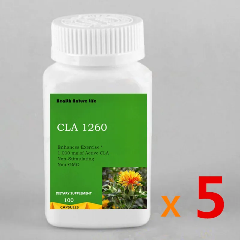 CLA 1260, высокая мощь, естественная потеря веса, увеличение мышечной массы, без ГМО, экстракт семян сафлора