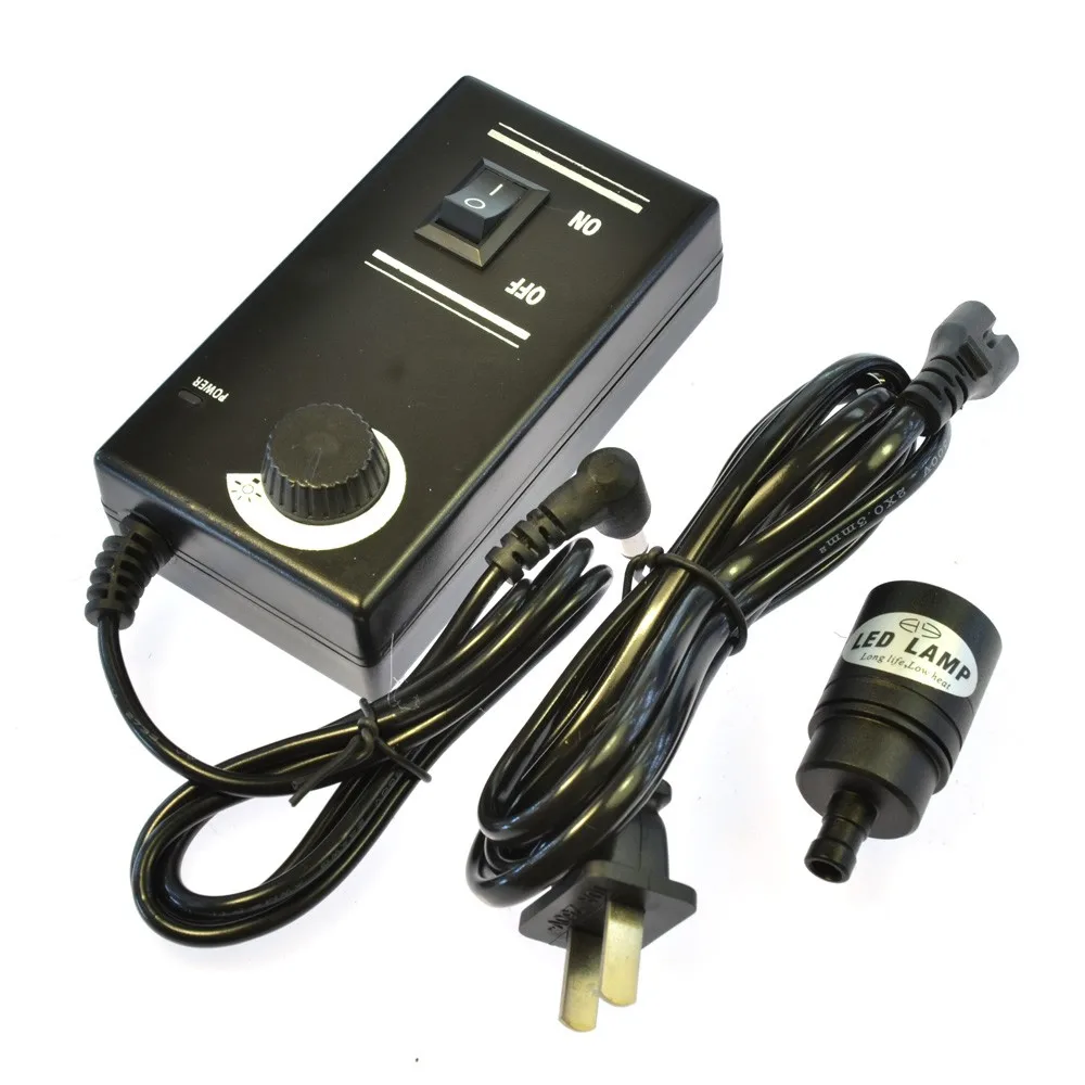 

LED Coaxial Light Source 9 mm Interface Microscope Spot Point Light for Stereo Microscope and Industrial Camera 90V-240V