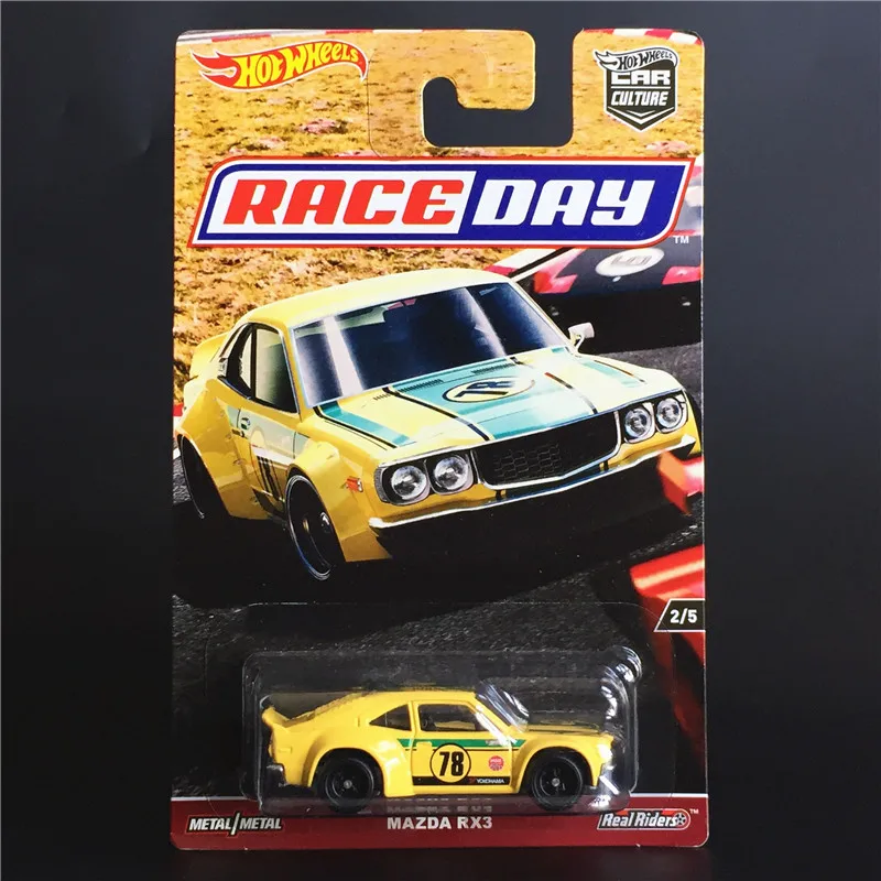 Hot Wheels машинка 1: 64 Автомобиль культура Гоночный день MAZDA ACURA Коллекционная серия Металлический Литой модельный автомобиль детские игрушки подарок - Цвет: Race Day-2