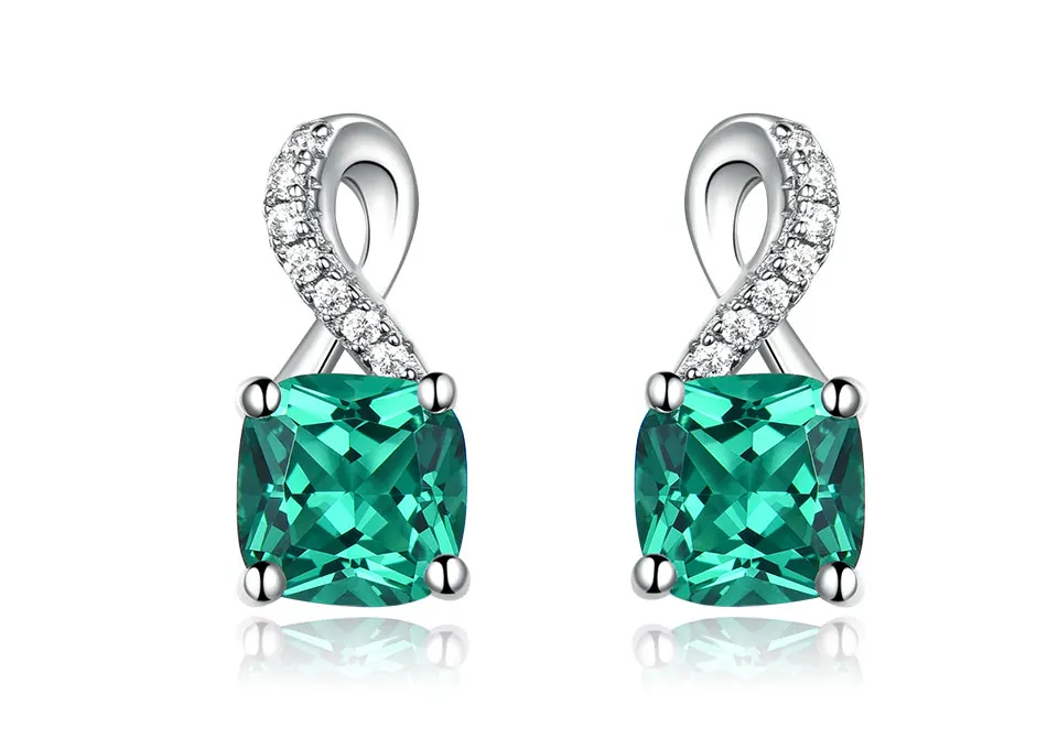 UMCHO Emerald 925 sterling silver jewelry sets for women S027E-1 pc (2)