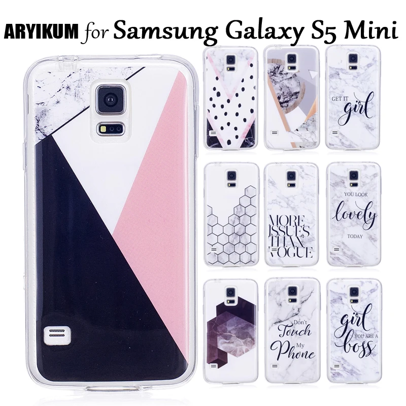 ARYIKUM Мягкий силиконовый чехол для Samsung Galaxy S5 Mini S5Mini S 5 Чехол G800f SM-G800f аксессуары