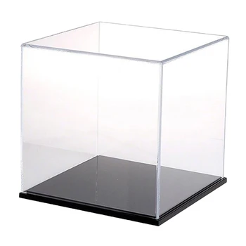 Ceny Akrylowy Pojemnik Przeciwpyłowy Show Box Cube 8x8x8cm Dla Diecast Modele Samochodów Ze Stopów Ochronna Prezentacja Detaliczna