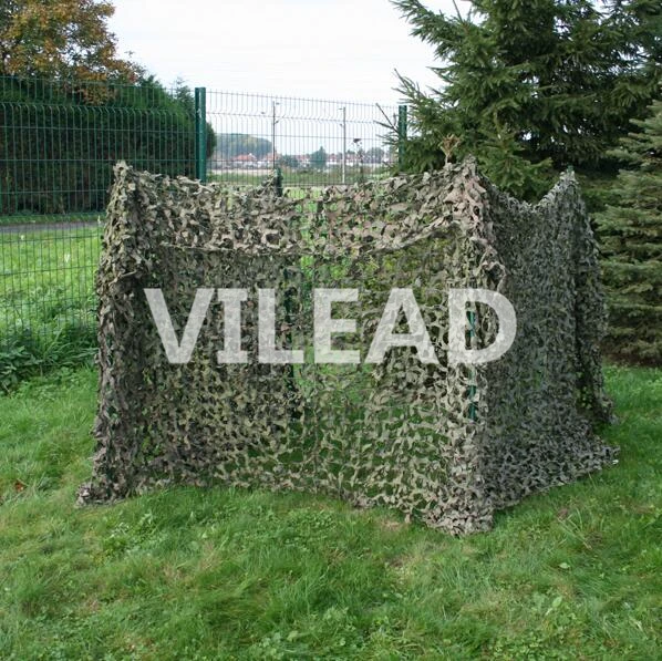 

VILEAD 3M*3M Filet Camo Netting Green Camouflage Netting Sun Tarp Balcony Tent Theme Party Decoration Hunting Gazebo Netting