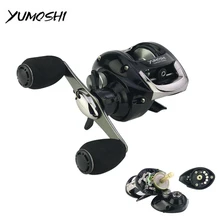 12+ 1 шарикоподшипник 6,2: 1 правое или левое намоточное катушка леска с колесиком Baitcast Капельное колесо Рыболовная катушка для спиннинга