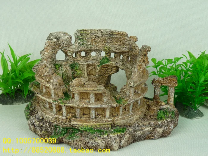 

Hot New Aquarium Decor Rockery with Archway Fish Tank Decoration Ornament free shipping