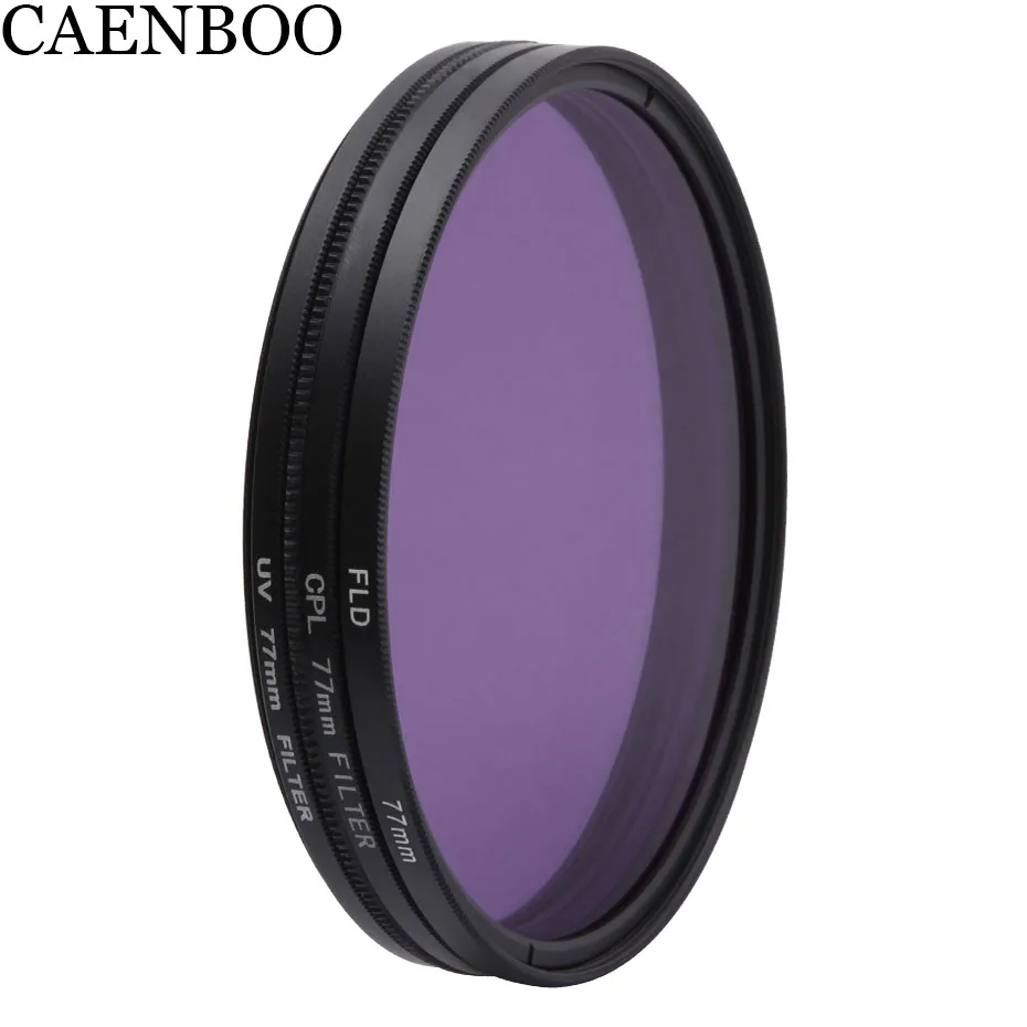 CAENBOO фильтр для камеры CPL Polar+ UV+ фиолетовый+ Сумка 37 40,5 43 46 49 52 55 58 62 67 72 77 82 мм для Canon EOS Nikon sony Универсальный DSRL