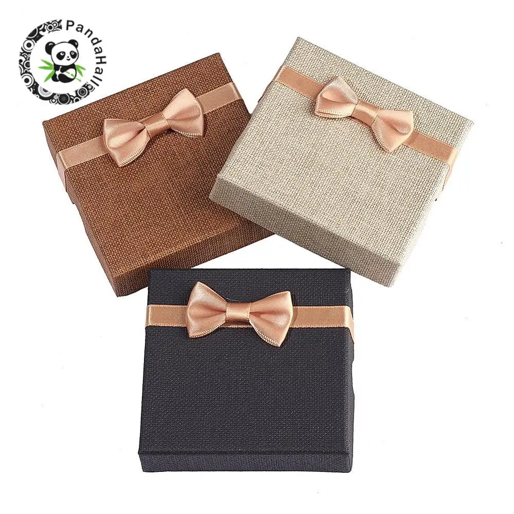 

12pcs Square Bracelet Boxes for Jewelry Packaging Cardboard Mixed Color 88x88x22mm