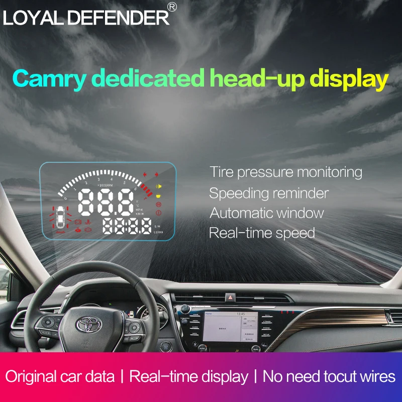 Для автомобиля toyota new camry HUD Дисплей со всеми функциями левостороннего привода может использоваться специальный автомобиль Camry