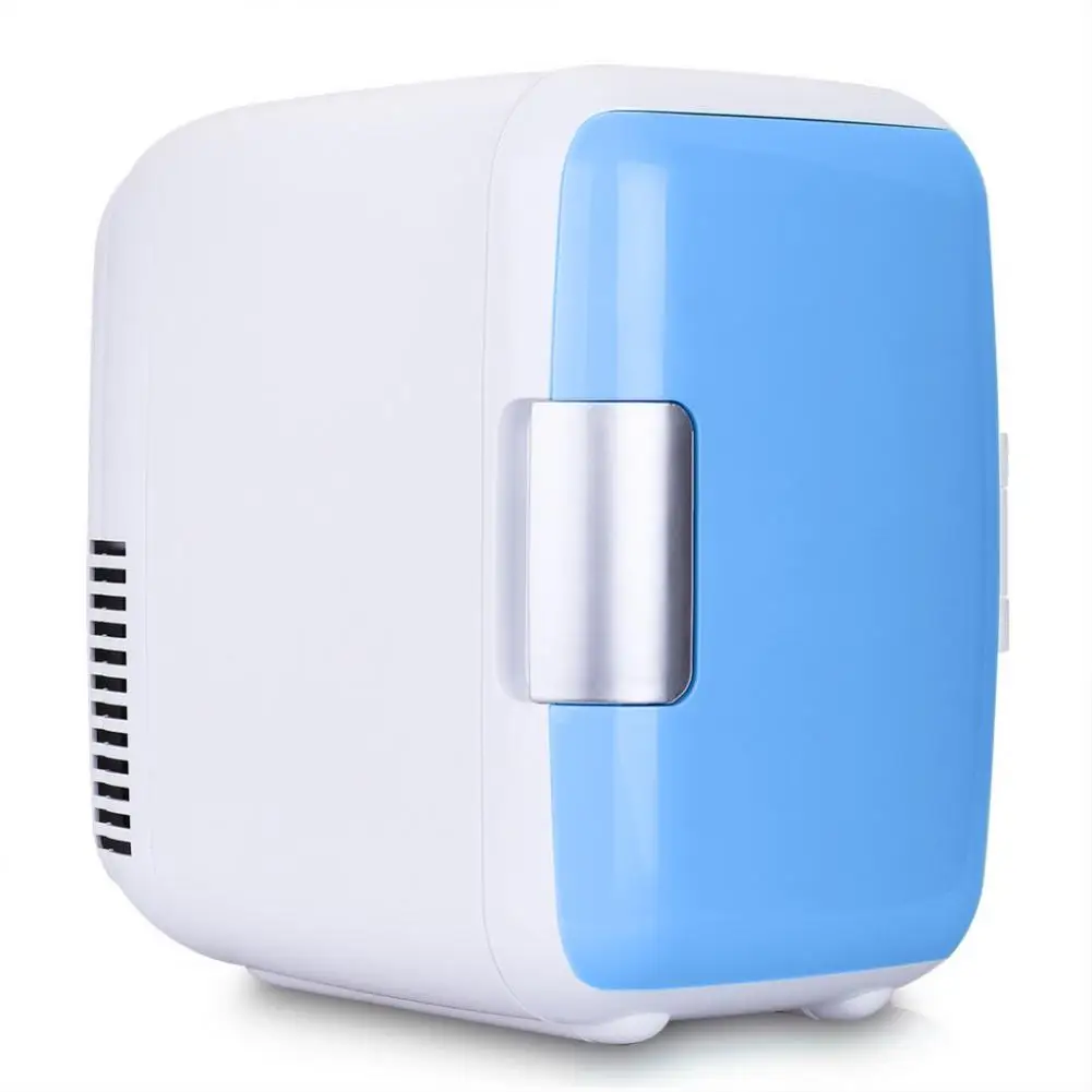 

Dual-use 4L Home Use Of The Car Refrigerator Mini Fridge Freezer Heating Cooling Case Cosmetic Refrigerator Make-up Refrigerator