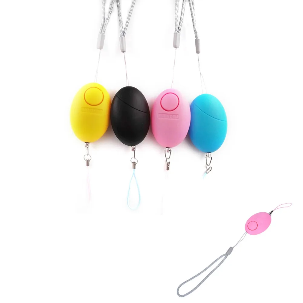 

Self Defense Alarm 120dB Egg Shape Girl Women Security Protect Alert Personal Safety Scream Loud Keychain Emergency Alarm