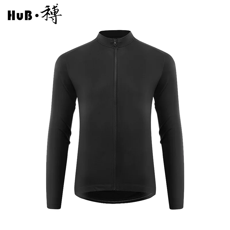 

HuB Cycling Jersey autumn Winter road Mtb Bicycle Clothing Breathable Racing Thermal Bike Maillot Ciclismo Cycling Long sleeve