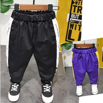 

2019 spring new boys casual pants children wild letters casual pants in children's trend pants 2-6 years