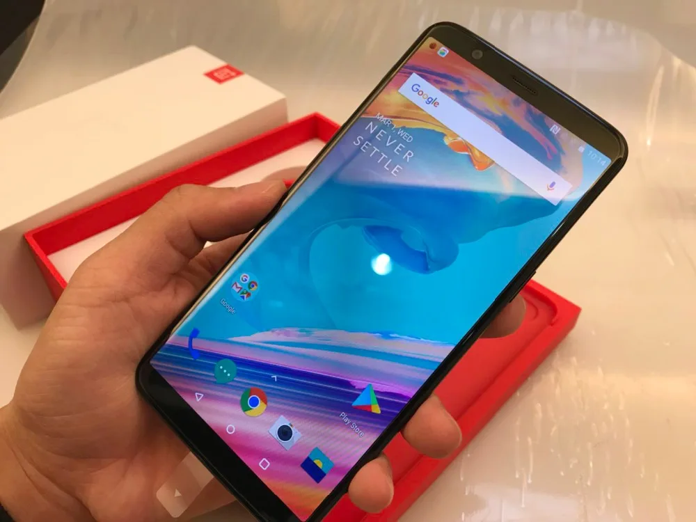 Международная прошивка телефона Oneplus 5T 4G LTE Восьмиядерный Android 7,1 6,0" FHD 2160X1080 8 Гб ram 128 ГБ rom МП NFC