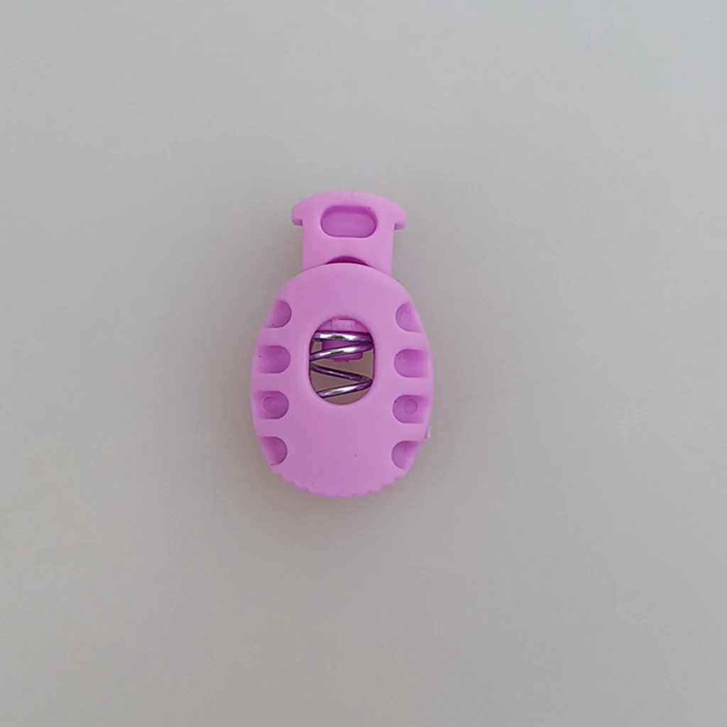 10pcs/set Ball Cord Lock Spring Stopper Toggles Clasp Stop Count Cord Locks for Drawstrings Crown Cord Lock End Stoppers 