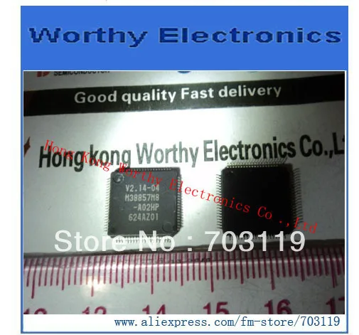 

10PCS/LOT M38857M8-A02HP M38857M8 QFP80