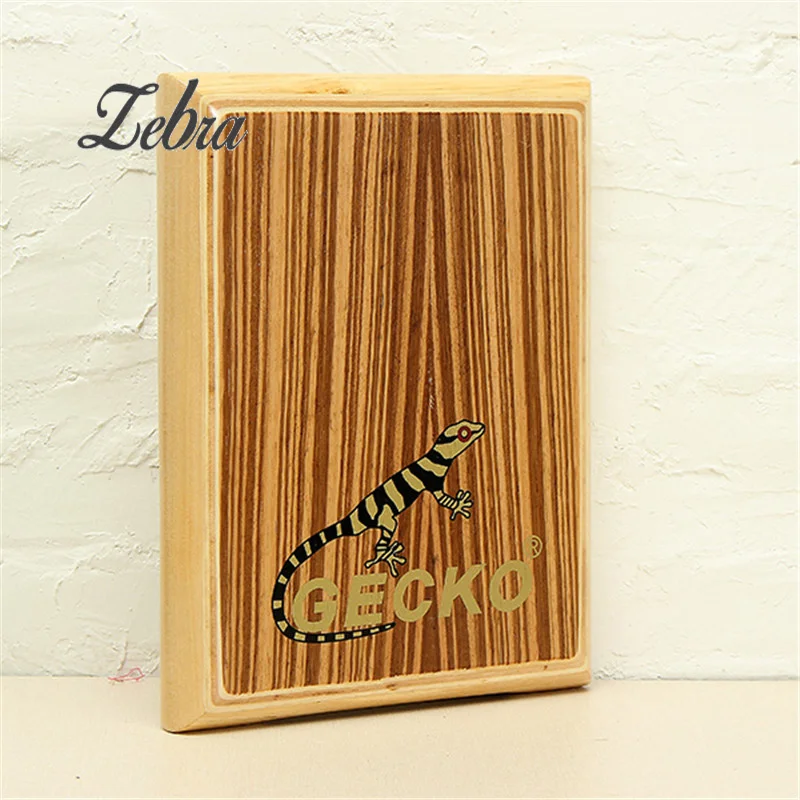 

Percussion PAD-2 Zebra Wood Cajon Drum with Bag For Musical Instruments Lover
