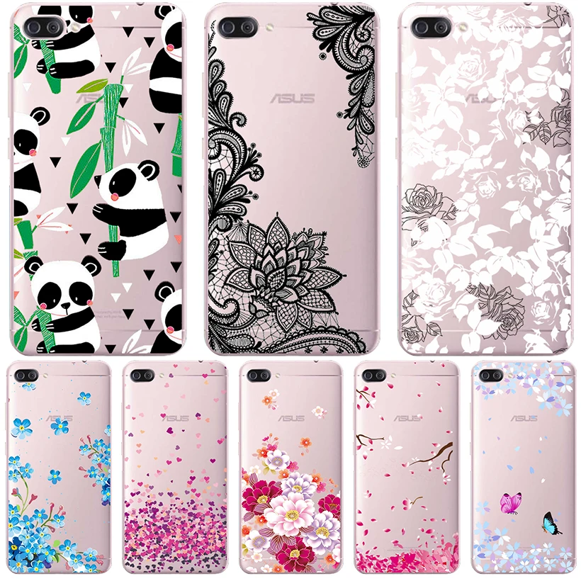 

Phone Cases For Asus Zenfone 5 Lite Max Pro M1 Live L1 ZC600KL Zb501kl ZB555KL ZS620KL ZB601KL ZA550KL Case Transparent Painted