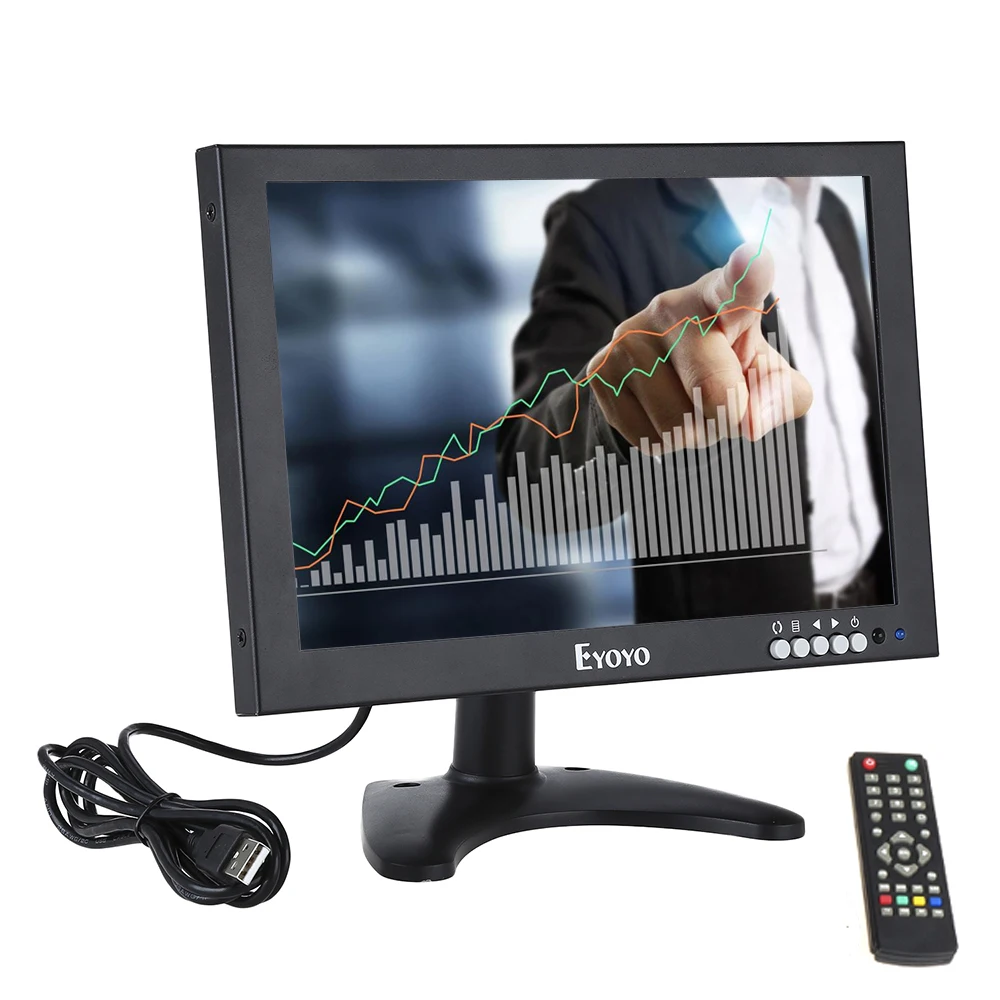 Eyoyo HD 1200*1920 VGA Аудио Видео HDMl мониторы 10 "ips Touch ЖК дисплей сенсорный BNC USB 2,0 для CCTV ПК