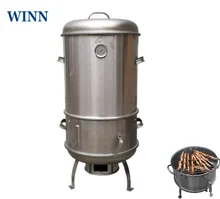 40cm charbroiler cordeiro espeto grelhar fogão destacável churrasco carne pendurado forno de aço inoxidável carvão grelhar forno para fora