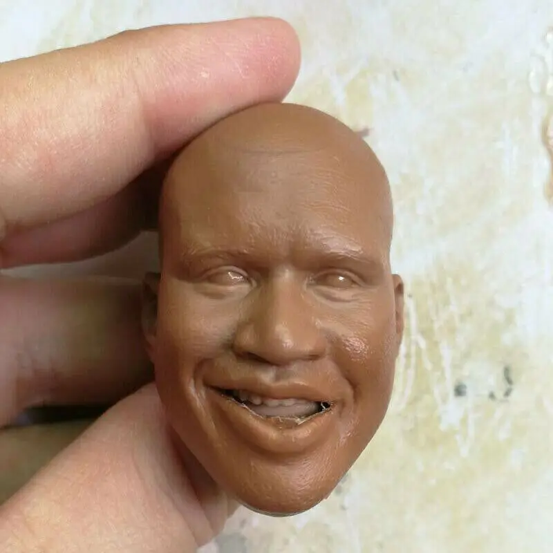Пустые 1/6 весы Shaquille O'Neal голова лепить неокрашенное лицо улыбки|Игровые фигурки