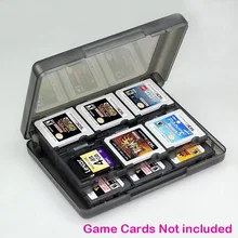 28in1 Hard Plastic Game Cards Carry Storage Box Protective Case Holder for Nintendo NDS 2DS NDSL NDSI New 3DS LL/XL 3DSXL/3DSLL