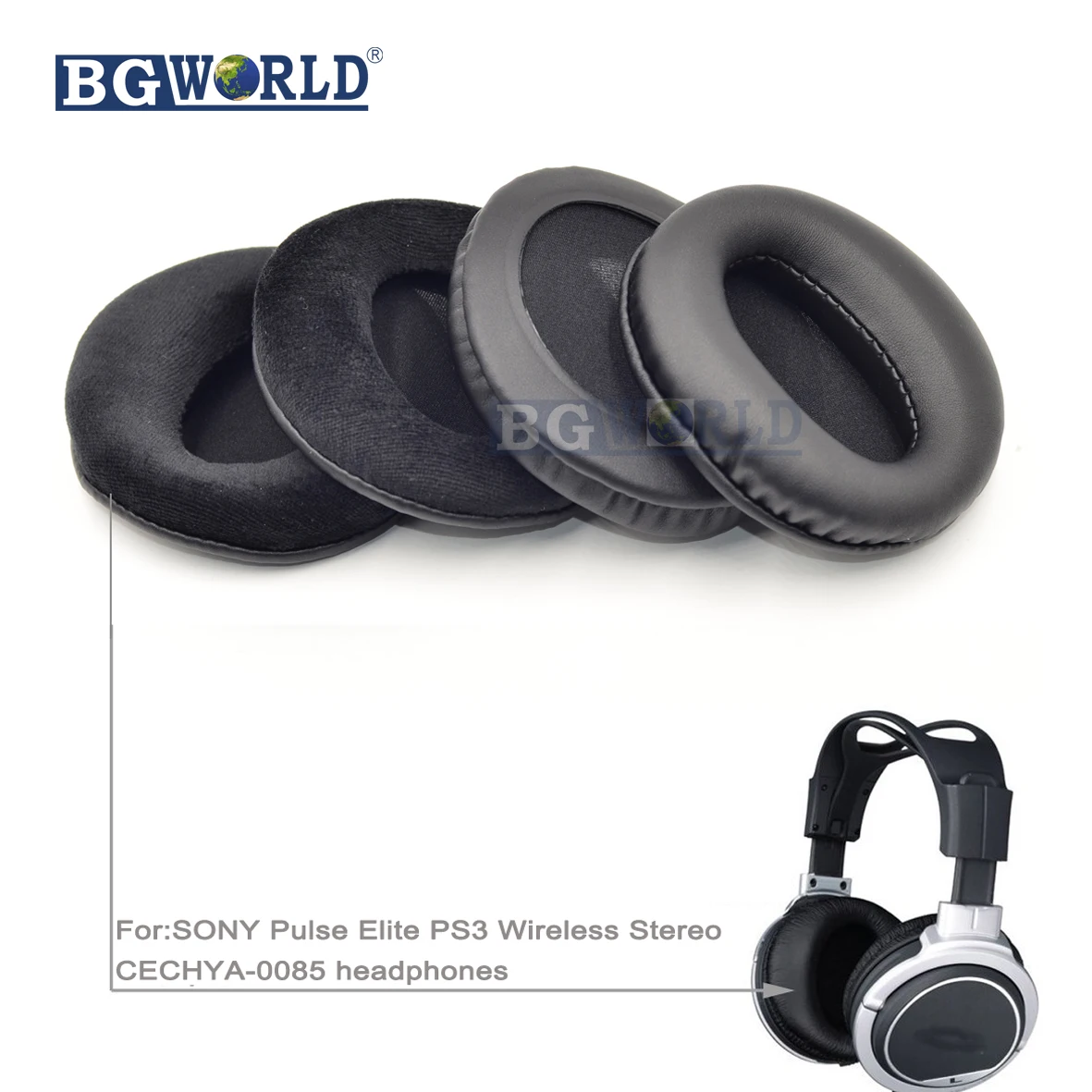 Earpads cushion Ear pads for Sony Pulse Elite Edition Wireless PS3 PS4 Headsets