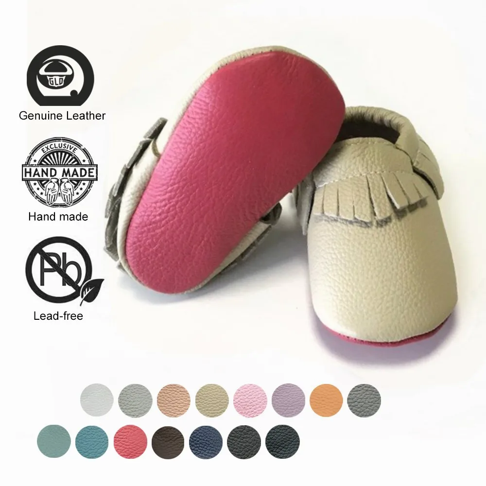 

Kinghoo 100% Genuine Leather Shoes Soft Baby Girl Shoes First Walkers Toddler Baby Boys Moccasins Infant Newborn Girl Shoes