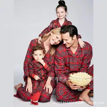 Детские пижамы; Enfant; одинаковые рождественские пижамы для всей семьи; красный цвет; Новинка года; зимняя одежда для мамы и дочки; комбинезон для новорожденных