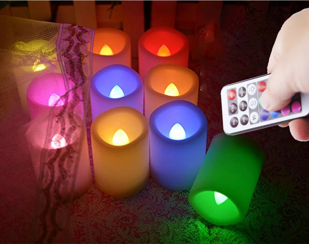 Smart Remote Control Candle LED Light