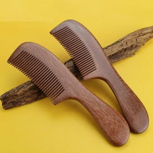 Высокое качество ручной работы 20 см большой красный сандаловое дерево бутик расческа Парикмахерская Профессиональный уход за здоровьем сандаловое дерево расчески