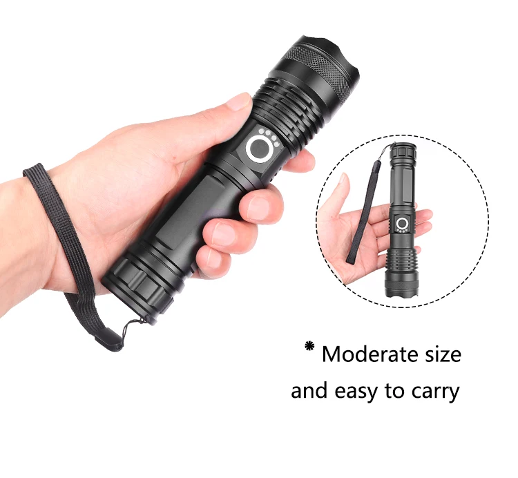 7000 lumens Lamp xhp50.2 most powerful flashlight usb Zoom linterna led torch xhp50 18650 or 26650 Rechargeable battery hunting