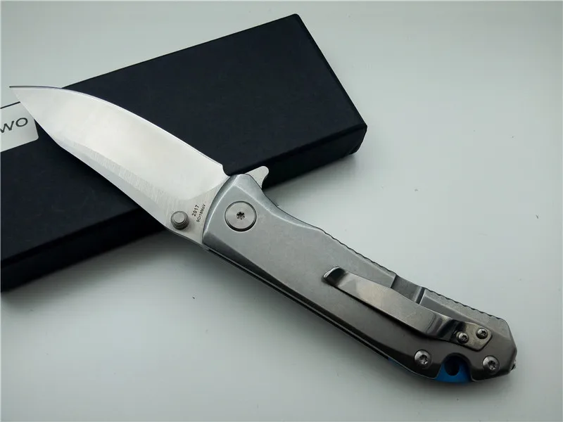 KESIWO KS087 Folding Knives 9Cr18Mov Blade Steel Handle Knife Outdoor Pocket Camping Tactical Survival Knife EDC