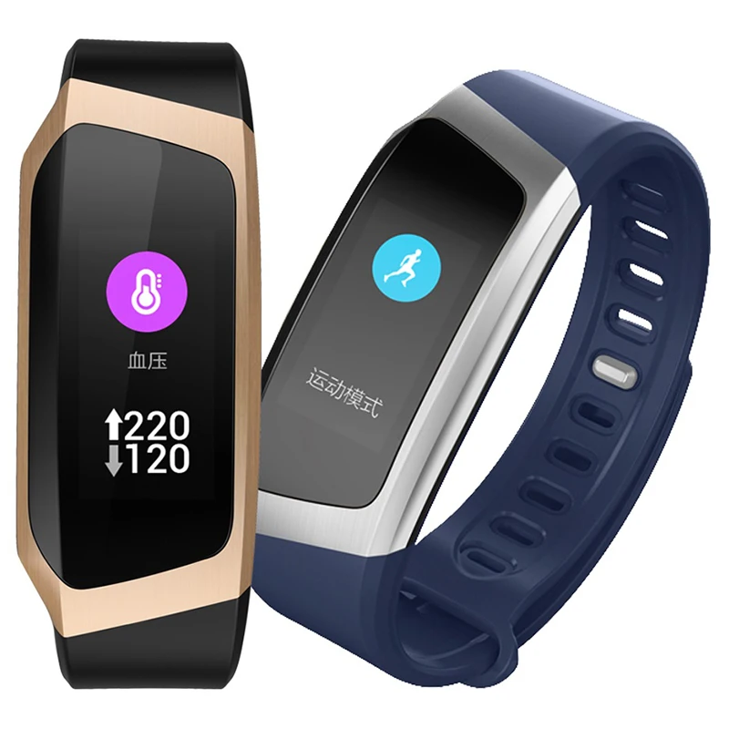 

E18 Smart Bracelet Color Screen Blood Pressure Waterproof Fitness Tracker Heart Rate Monitor Pedometer SmartBand for Android IOS