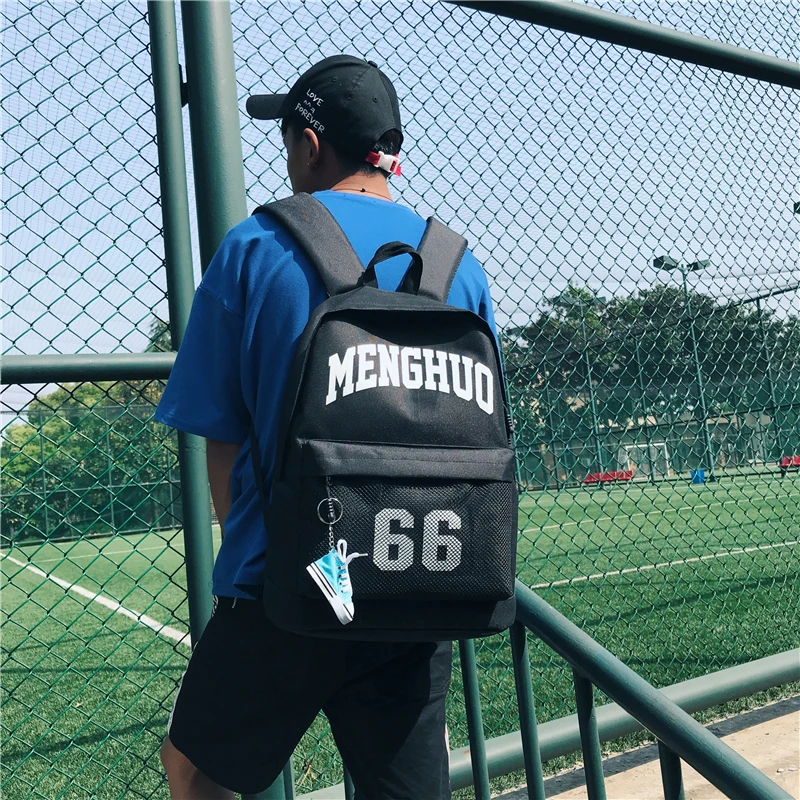 Menghuo 2018 Fashion Backpack Women Leisure Travel Rucksacks for Girls Teenager Cool Shoes Pendant Cute School Bag Men Backpacks (76)