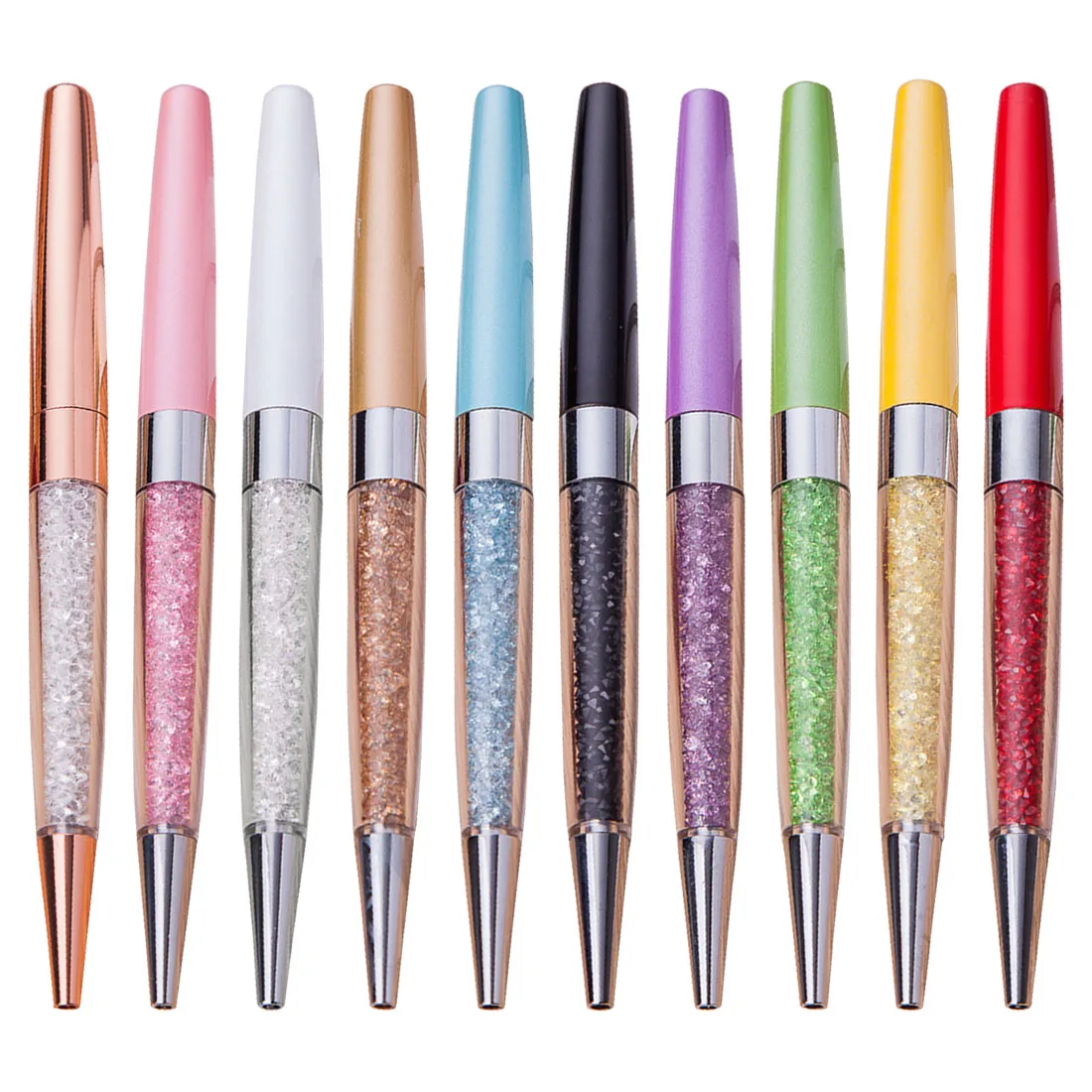 

FangNymph Fashion High Quality Crystal Pen Diamond Ballpoint Pen Creative Gift School Supplies Office Signature Pen Stationery