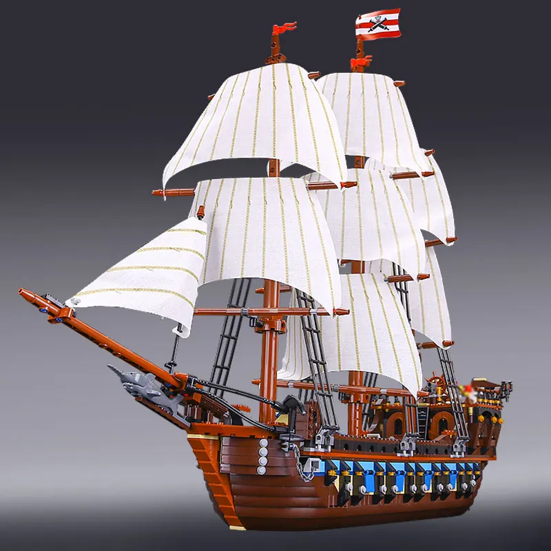 

L Model L22001 1717pcs Pirate Ship Models Building Kits Blocks Toys Hobby Hobbies For Boys Girls Compatible lepin