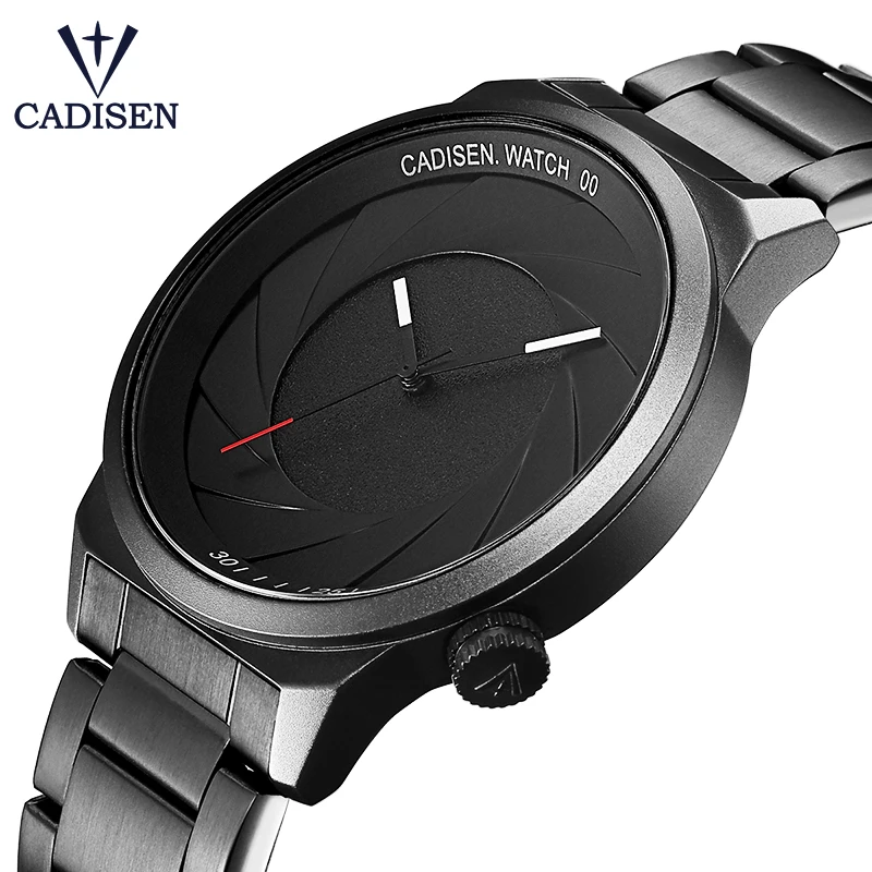 CADISEN Rubber Strap Luxury Brand Women Men Unisex Waterproof Fashion Casual Wristwatches Quartz Unique Creative Sports Watches