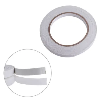 5m White Double Sided Strong Sticky Self Adhesive Foam Tape Mounting Fixing Pad Dual adhesive tape 5m super strong double side mounting tape sticky foam self adhesive pad